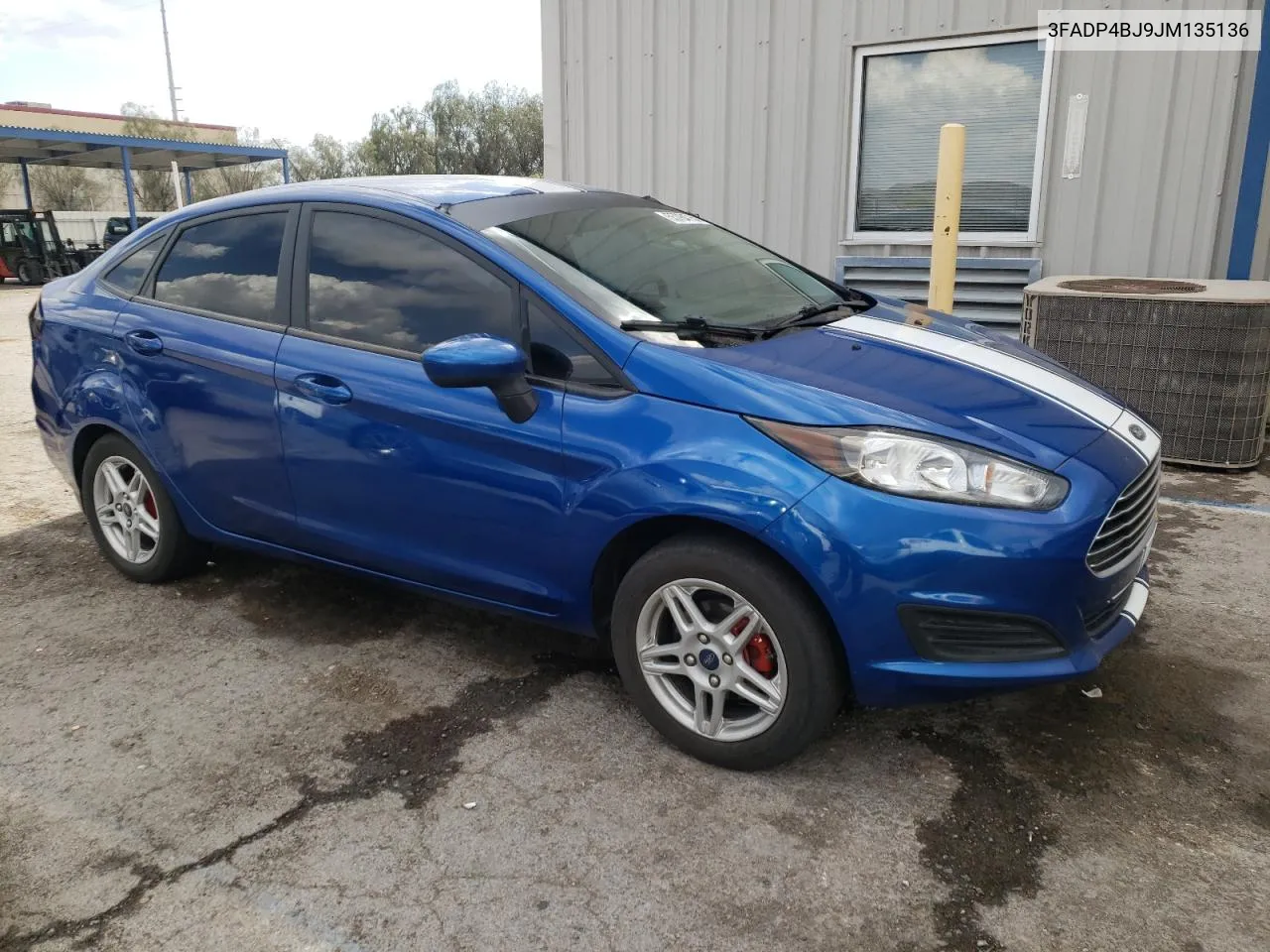 2018 Ford Fiesta Se VIN: 3FADP4BJ9JM135136 Lot: 55764754