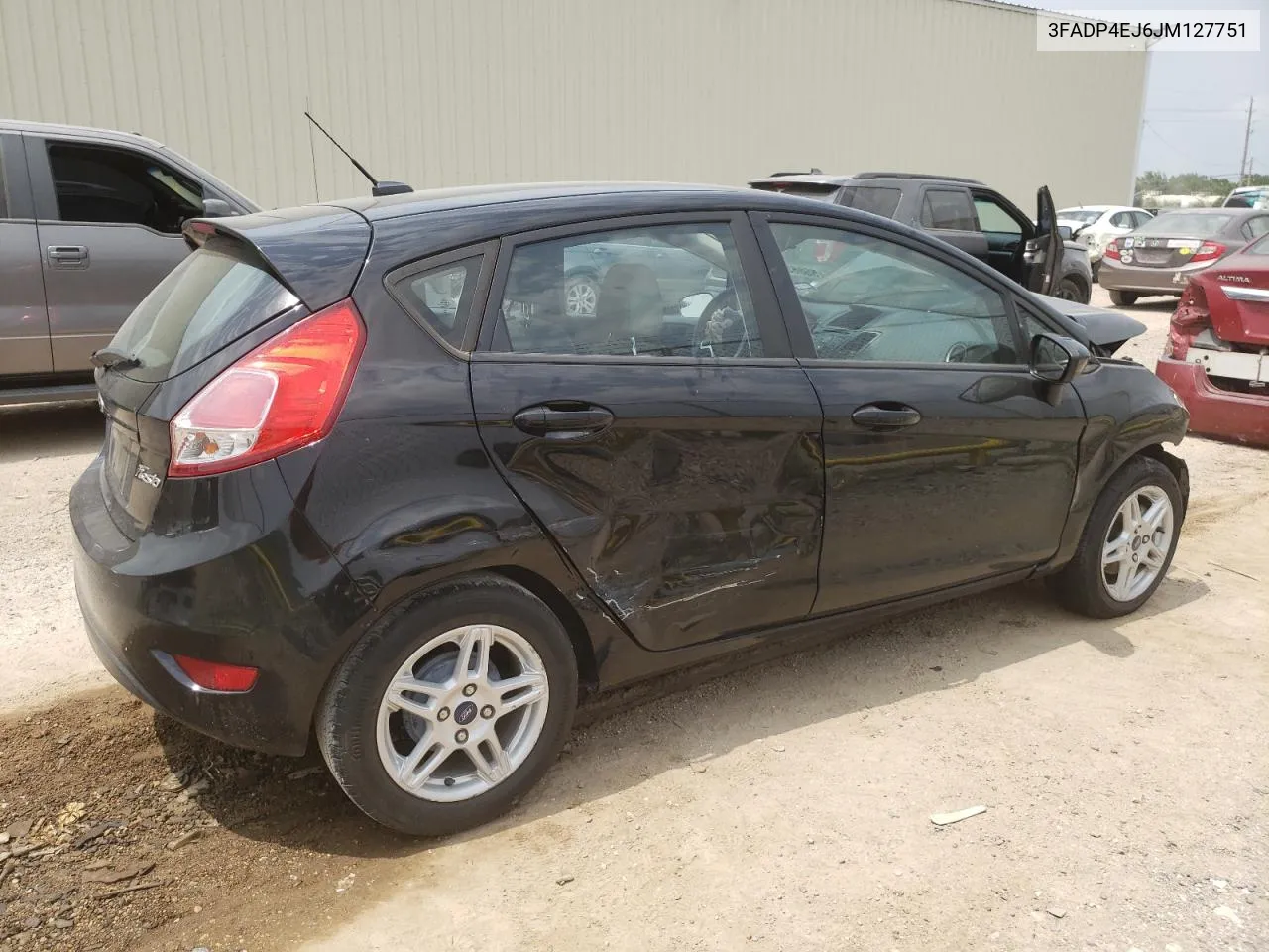 2018 Ford Fiesta Se VIN: 3FADP4EJ6JM127751 Lot: 55863884