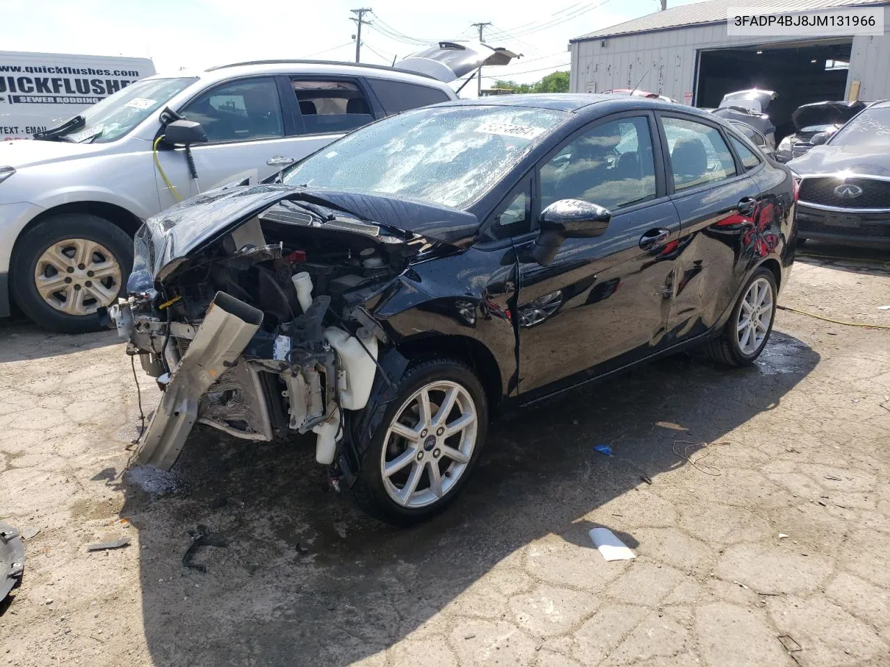 2018 Ford Fiesta Se VIN: 3FADP4BJ8JM131966 Lot: 55873864