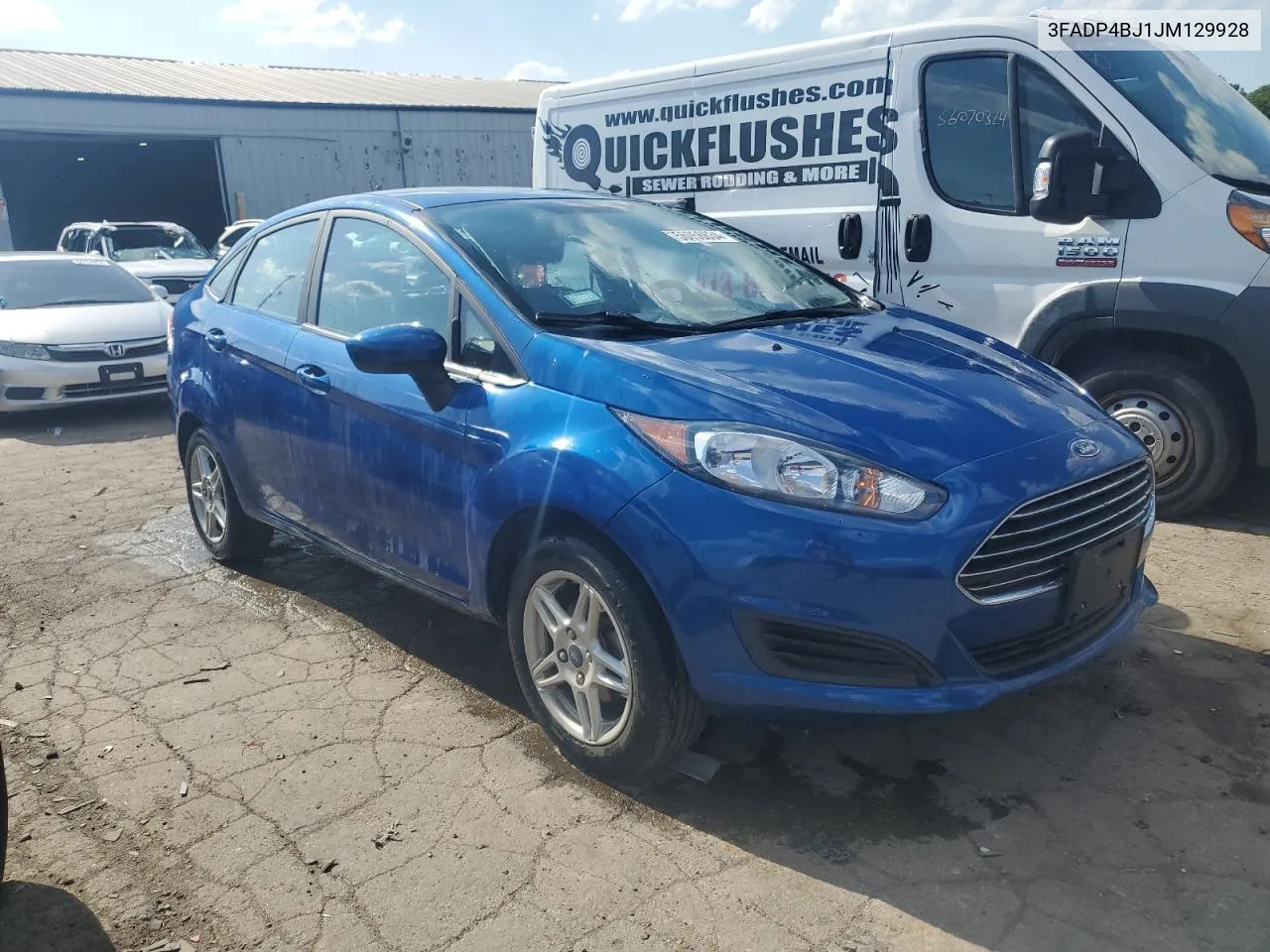 2018 Ford Fiesta Se VIN: 3FADP4BJ1JM129928 Lot: 56056634