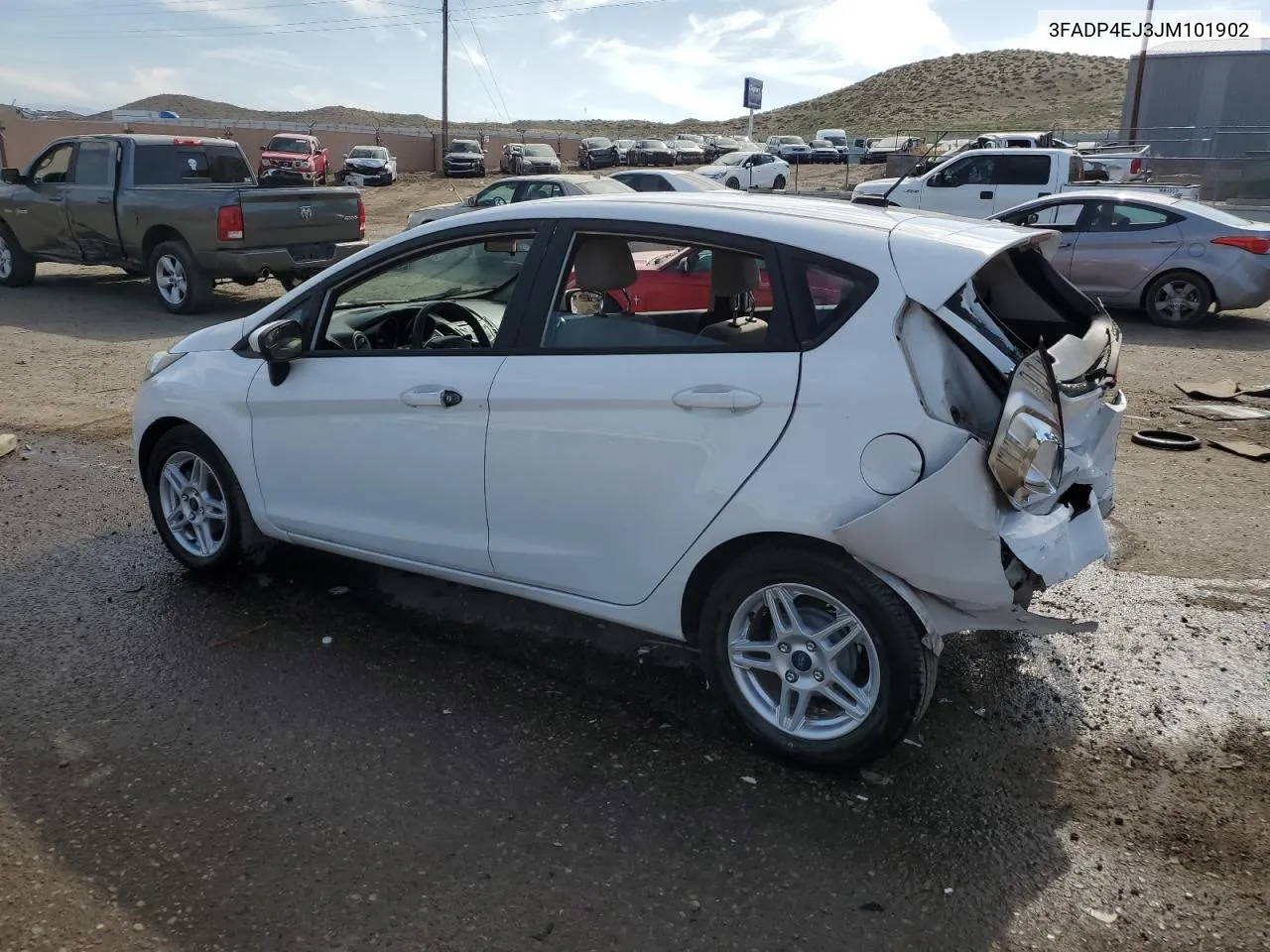 2018 Ford Fiesta Se VIN: 3FADP4EJ3JM101902 Lot: 56274464