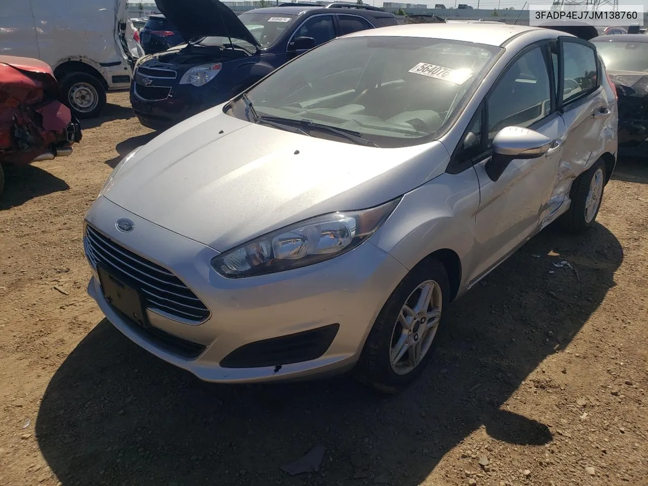 3FADP4EJ7JM138760 2018 Ford Fiesta Se