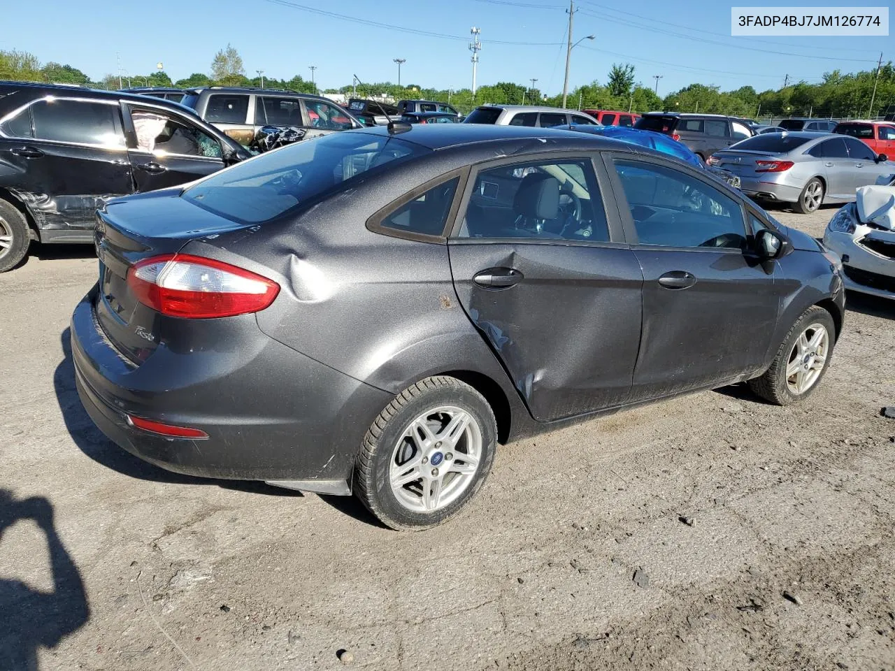 2018 Ford Fiesta Se VIN: 3FADP4BJ7JM126774 Lot: 56478284