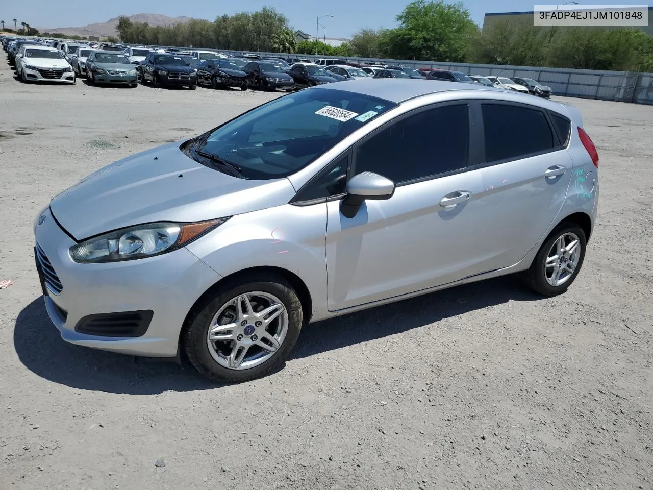 2018 Ford Fiesta Se VIN: 3FADP4EJ1JM101848 Lot: 56520584