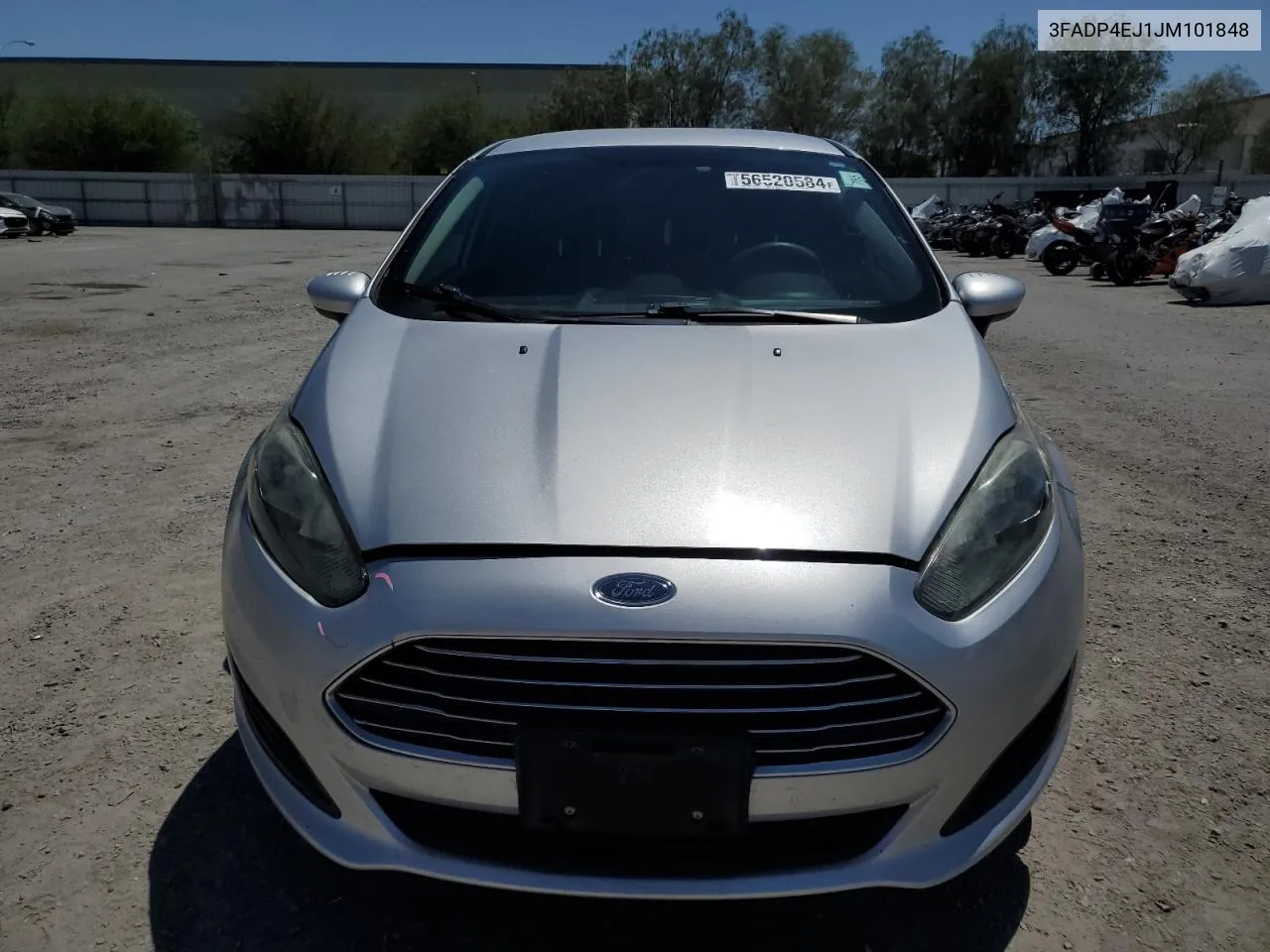 2018 Ford Fiesta Se VIN: 3FADP4EJ1JM101848 Lot: 56520584