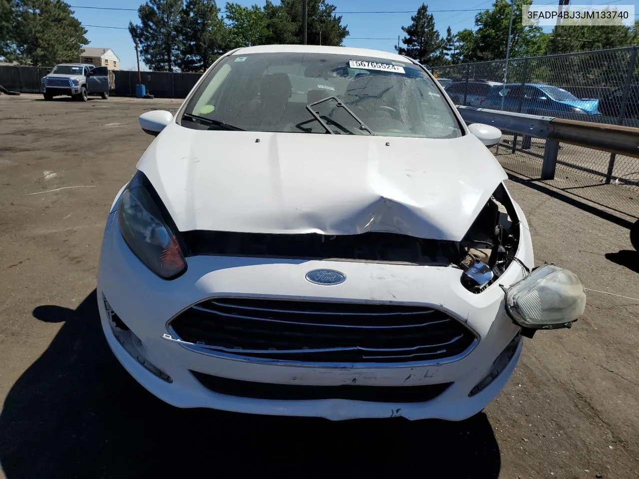 2018 Ford Fiesta Se VIN: 3FADP4BJ3JM133740 Lot: 56765524