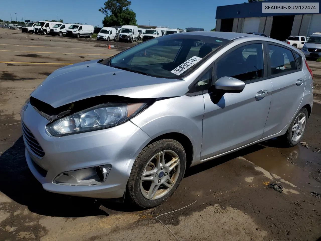 2018 Ford Fiesta Se VIN: 3FADP4EJ3JM122474 Lot: 56852114