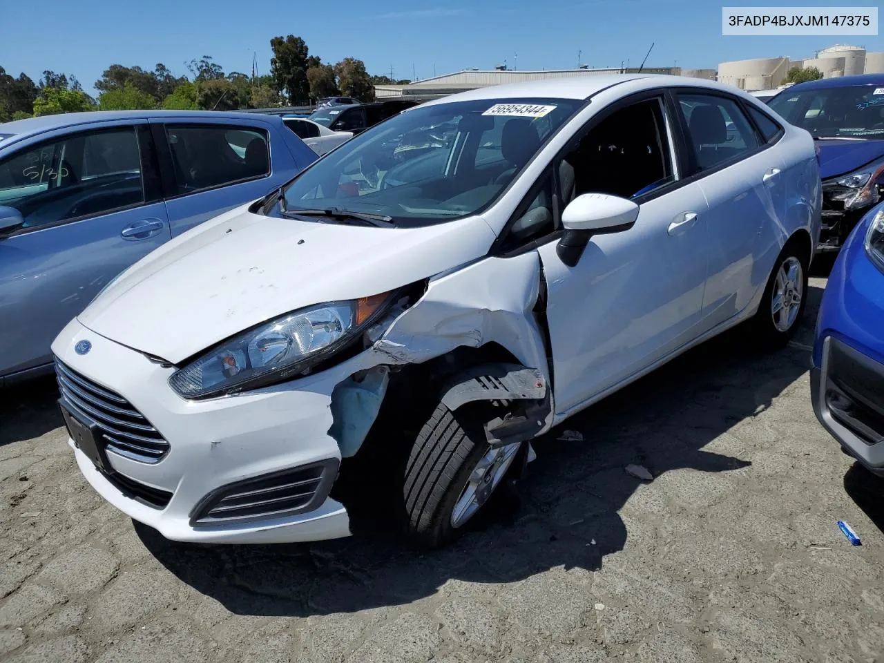 2018 Ford Fiesta Se VIN: 3FADP4BJXJM147375 Lot: 56954344