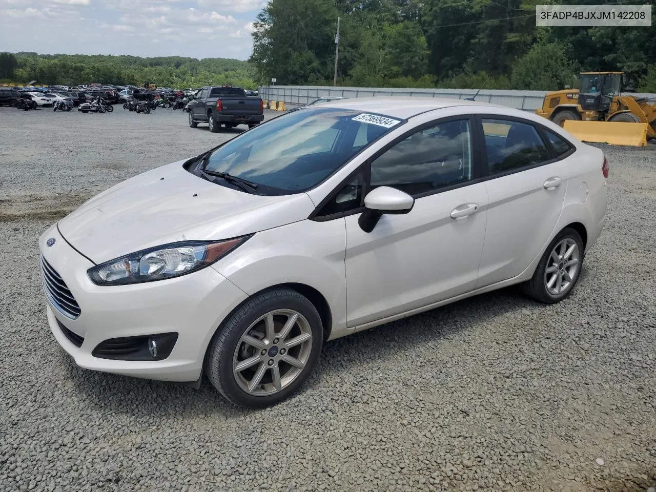 2018 Ford Fiesta Se VIN: 3FADP4BJXJM142208 Lot: 57369934