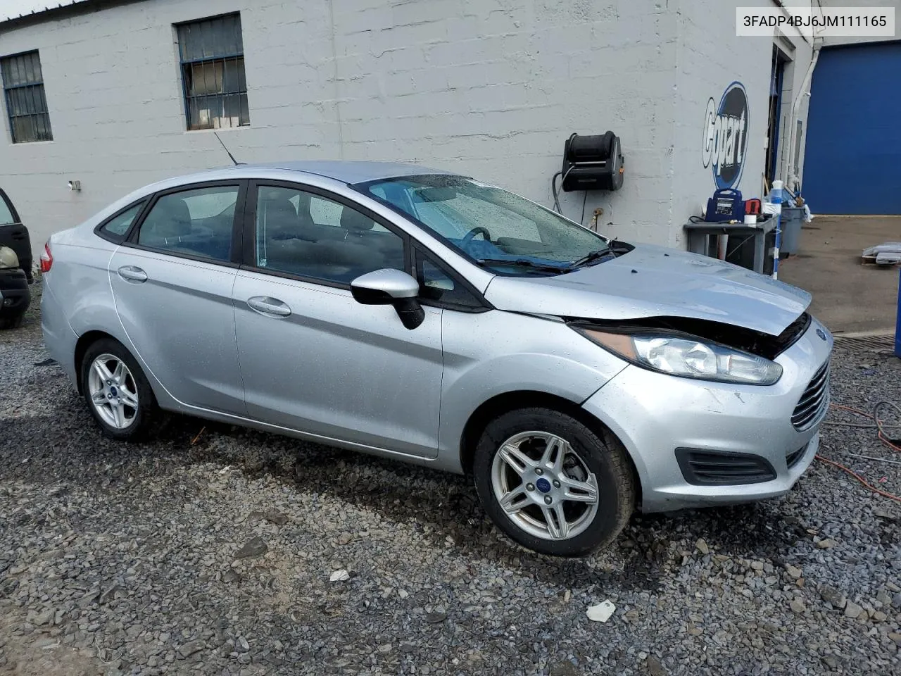 2018 Ford Fiesta Se VIN: 3FADP4BJ6JM111165 Lot: 57552264