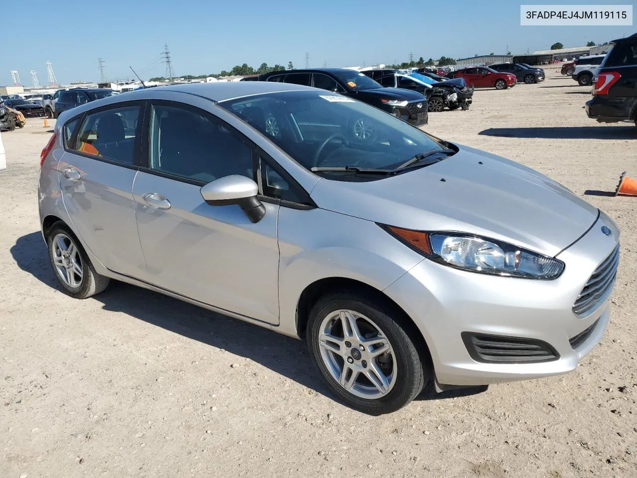 2018 Ford Fiesta Se VIN: 3FADP4EJ4JM119115 Lot: 57917814