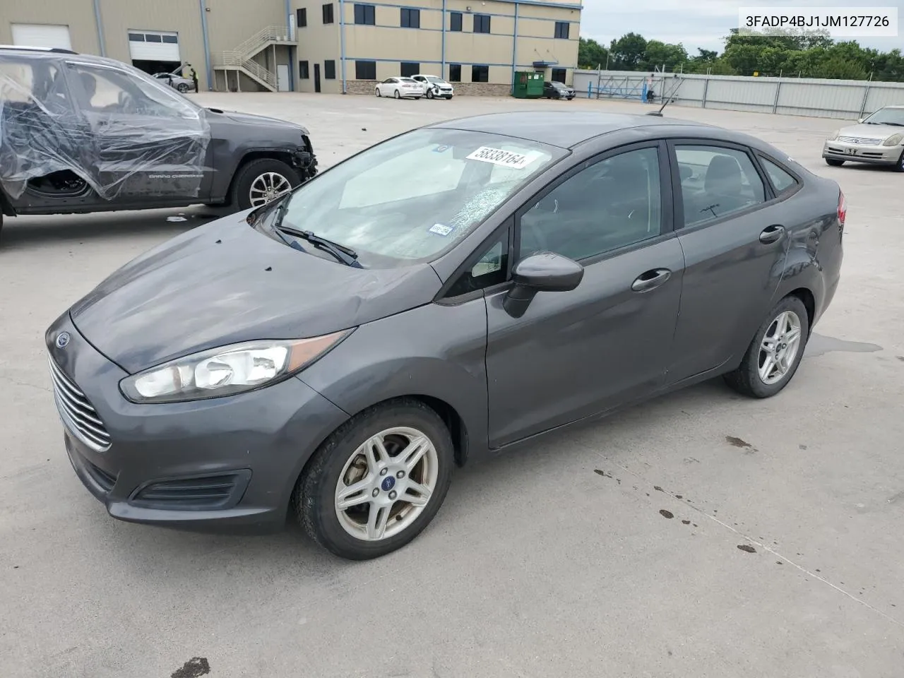 2018 Ford Fiesta Se VIN: 3FADP4BJ1JM127726 Lot: 58338164