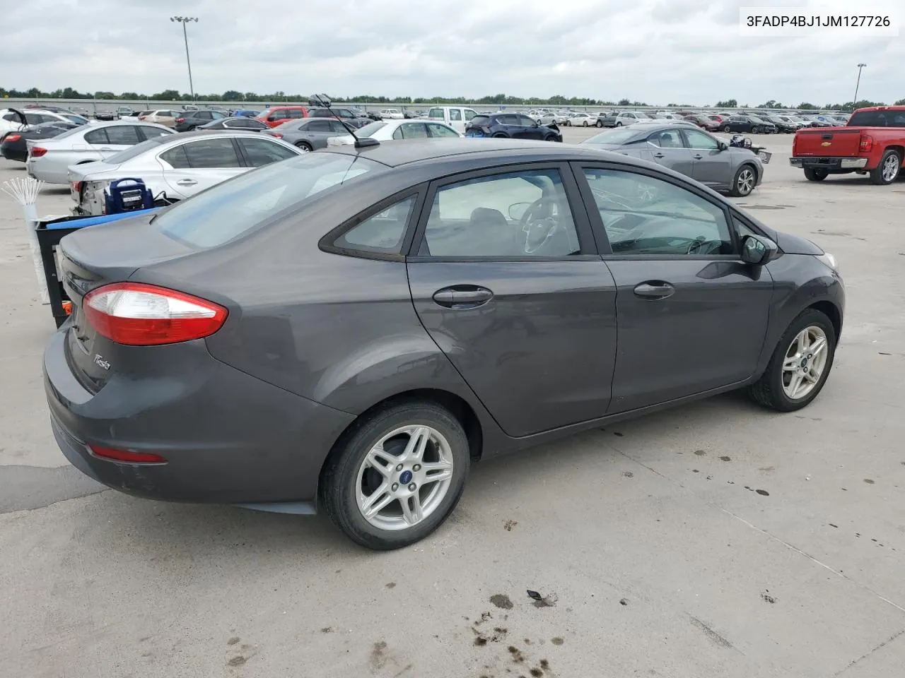 2018 Ford Fiesta Se VIN: 3FADP4BJ1JM127726 Lot: 58338164