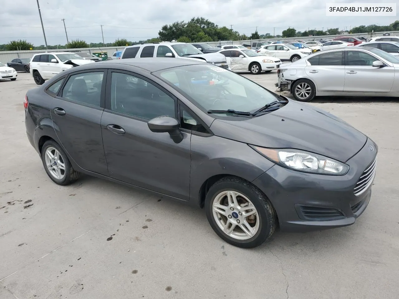 2018 Ford Fiesta Se VIN: 3FADP4BJ1JM127726 Lot: 58338164