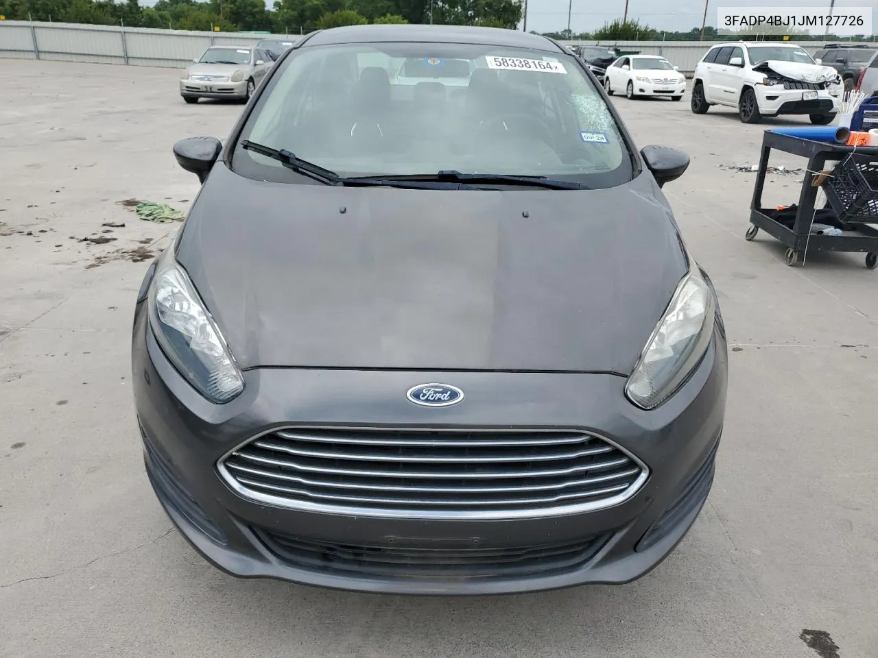 2018 Ford Fiesta Se VIN: 3FADP4BJ1JM127726 Lot: 58338164