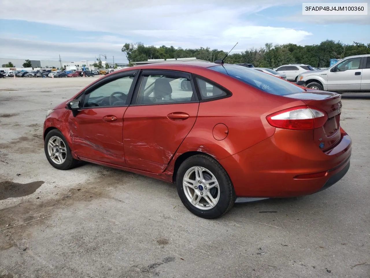 2018 Ford Fiesta Se VIN: 3FADP4BJ4JM100360 Lot: 58481144