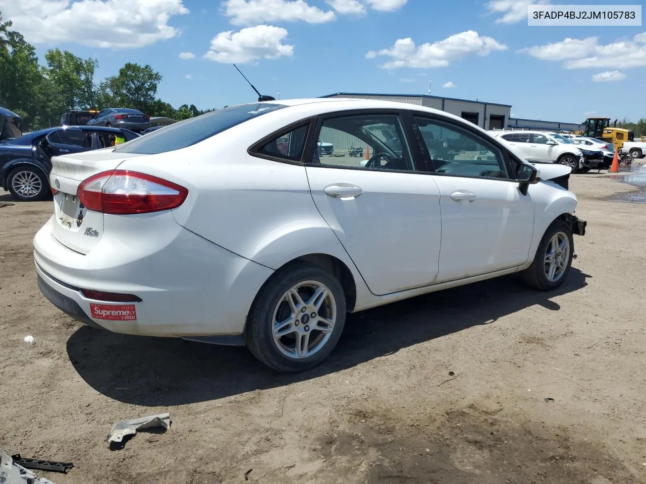 2018 Ford Fiesta Se VIN: 3FADP4BJ2JM105783 Lot: 58751474