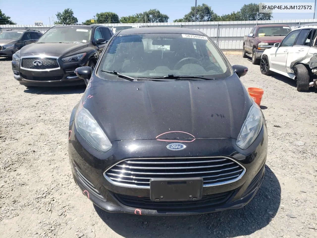 3FADP4EJ6JM127572 2018 Ford Fiesta Se