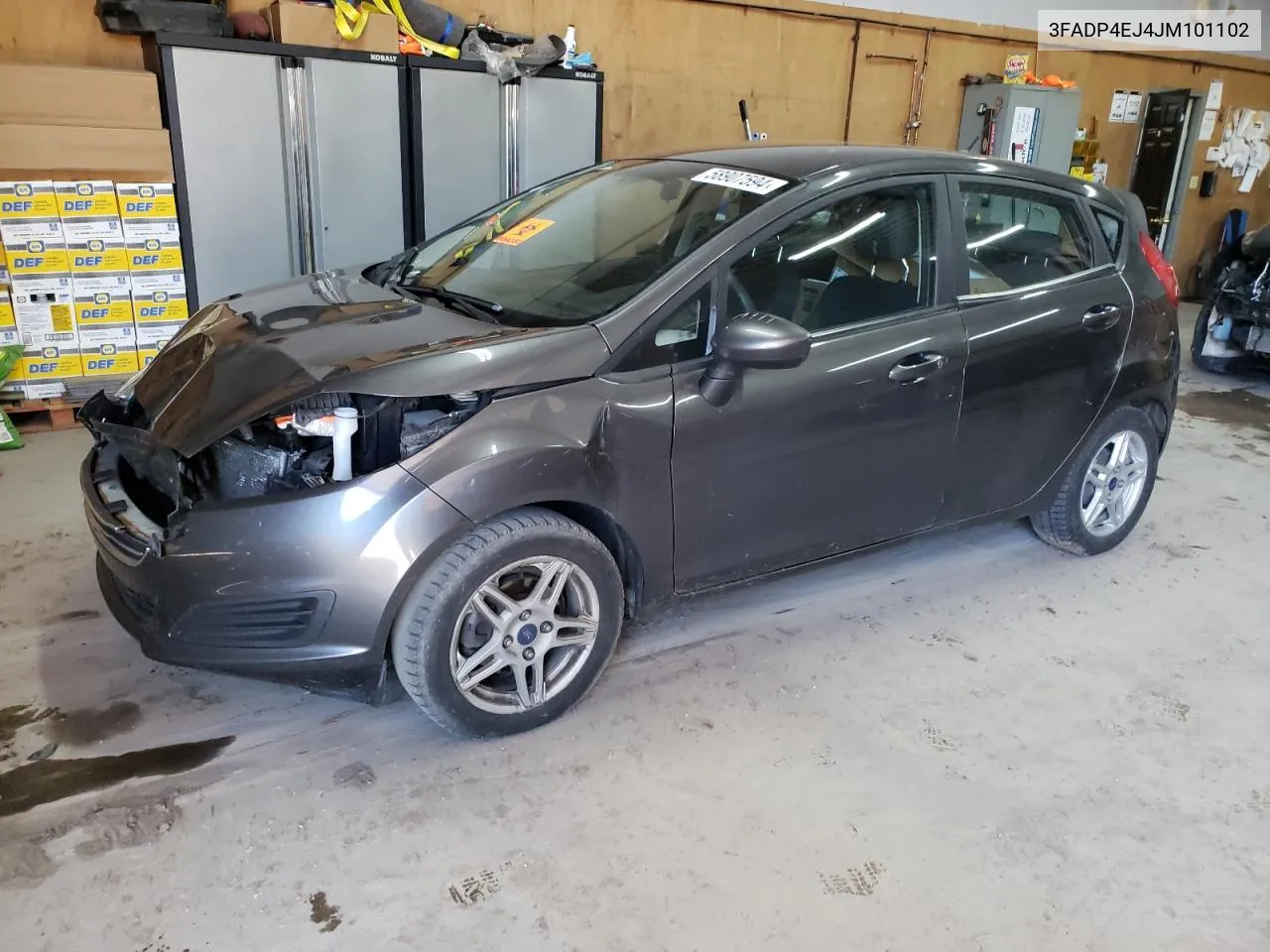 2018 Ford Fiesta Se VIN: 3FADP4EJ4JM101102 Lot: 58907594