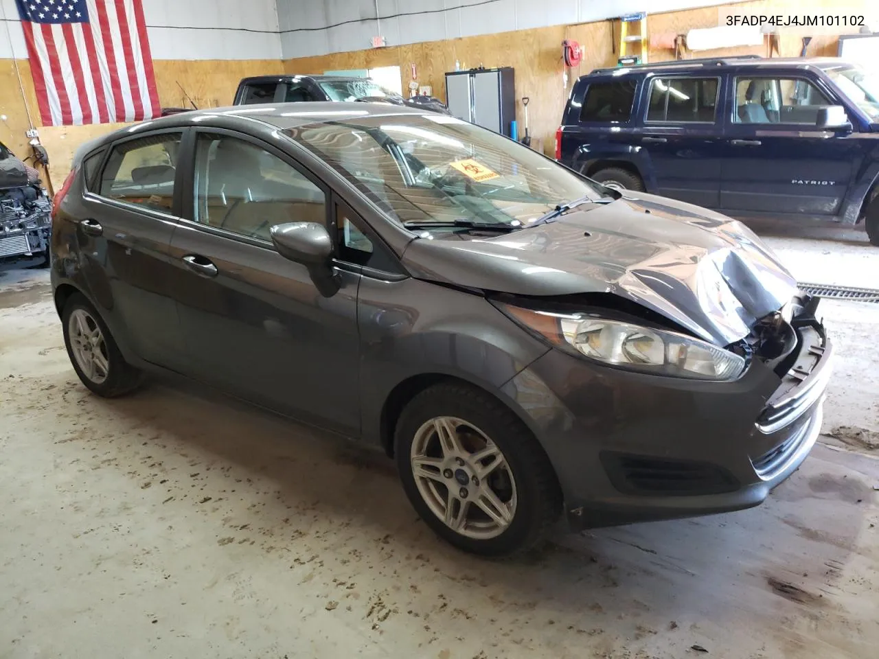 2018 Ford Fiesta Se VIN: 3FADP4EJ4JM101102 Lot: 58907594