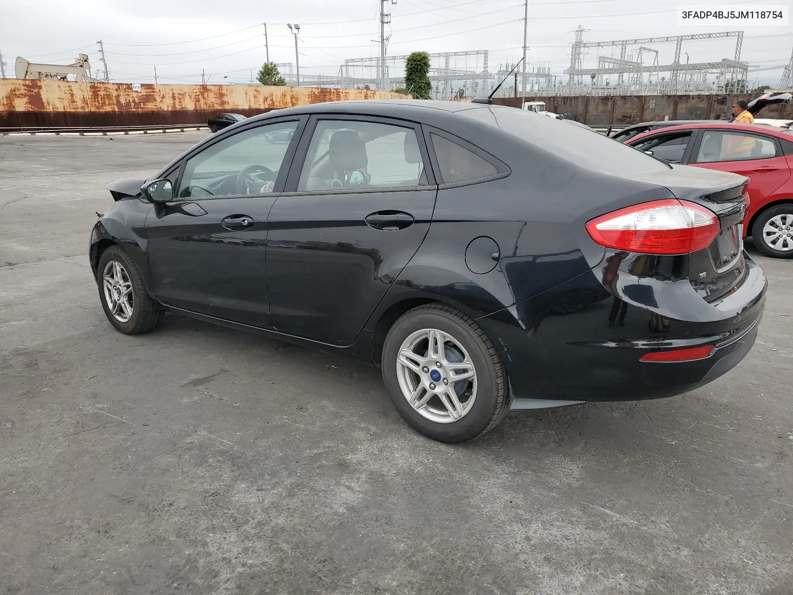 2018 Ford Fiesta Se VIN: 3FADP4BJ5JM118754 Lot: 58987044