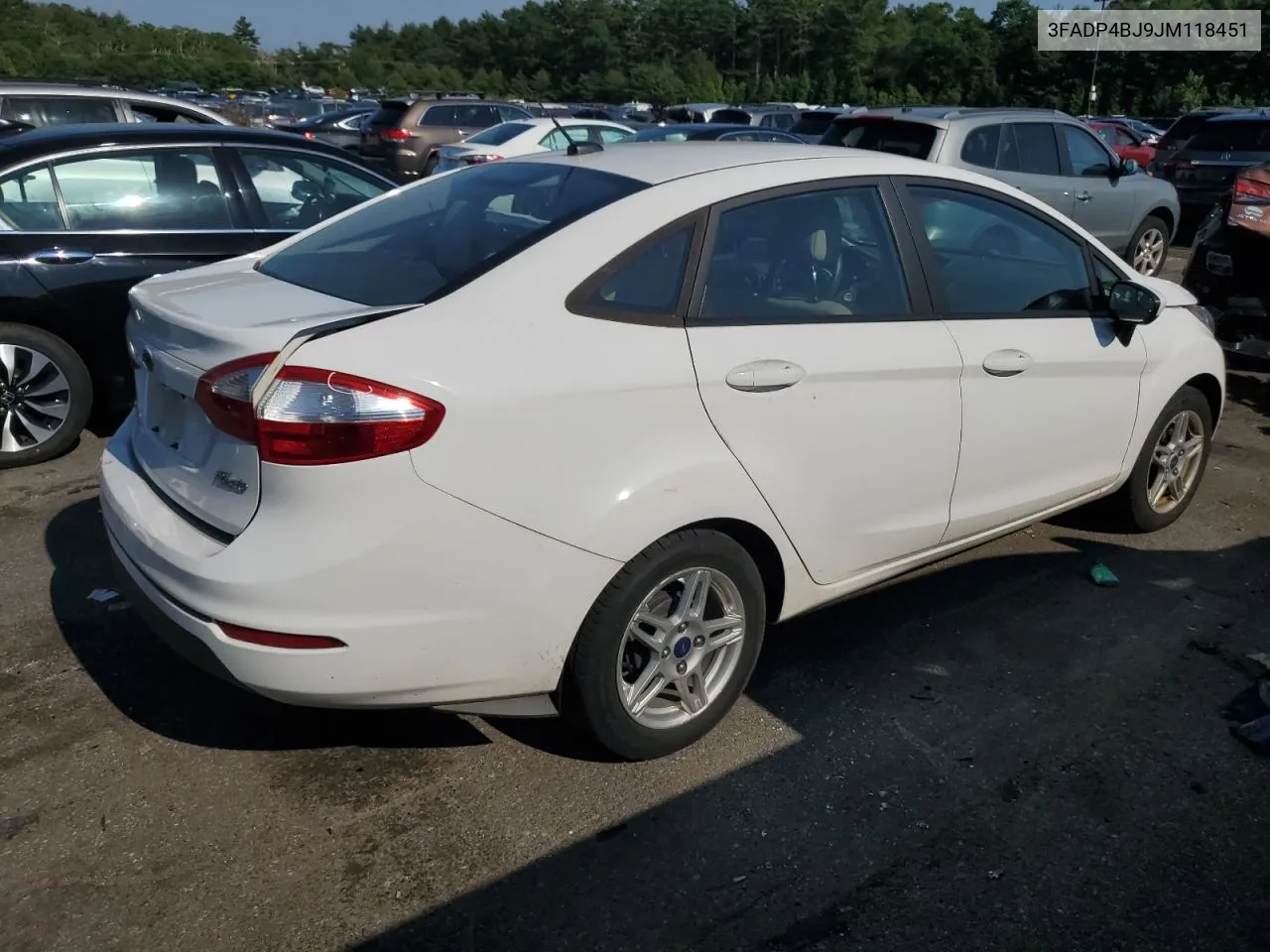 2018 Ford Fiesta Se VIN: 3FADP4BJ9JM118451 Lot: 59003674