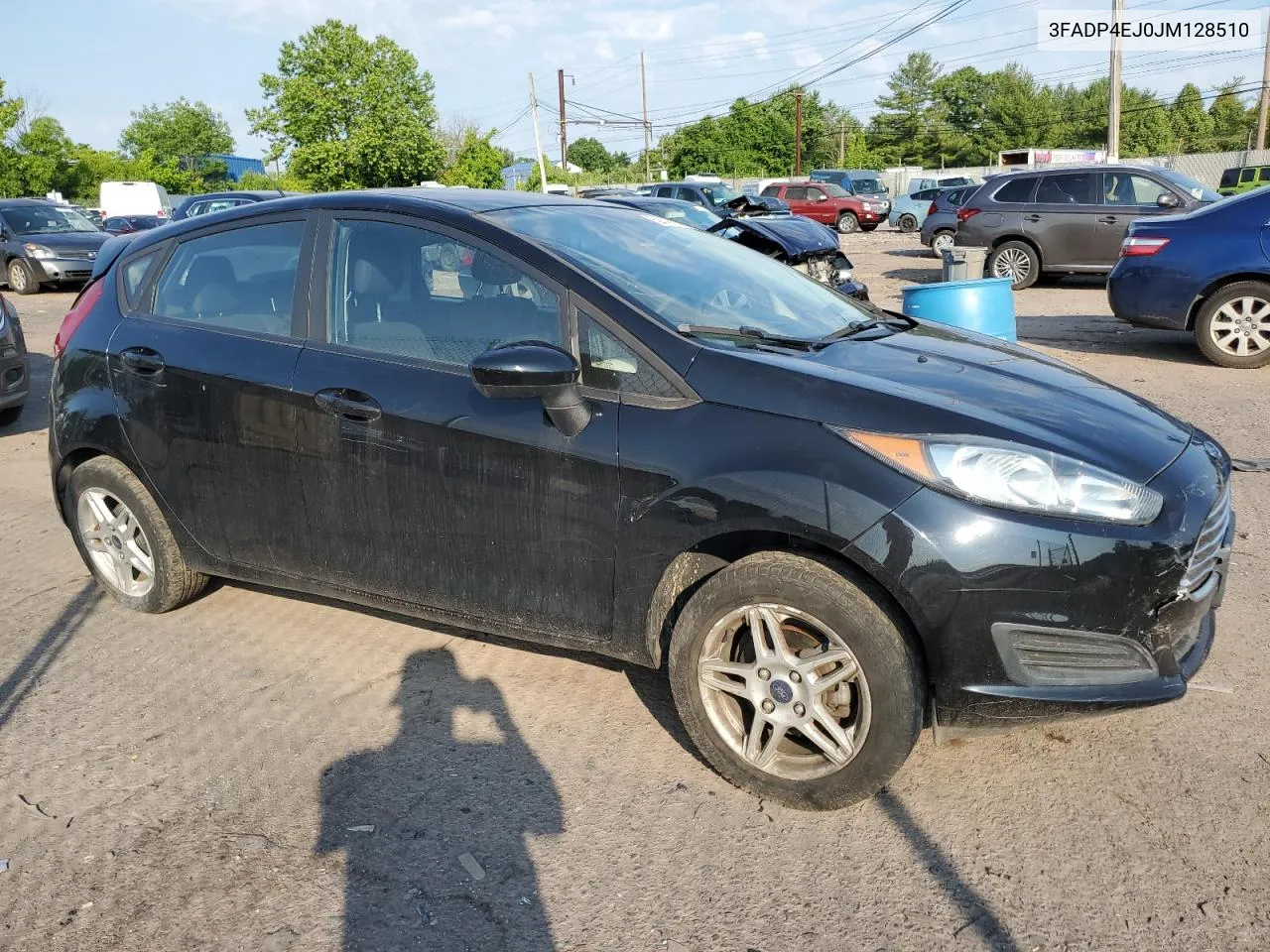 2018 Ford Fiesta Se VIN: 3FADP4EJ0JM128510 Lot: 59145054