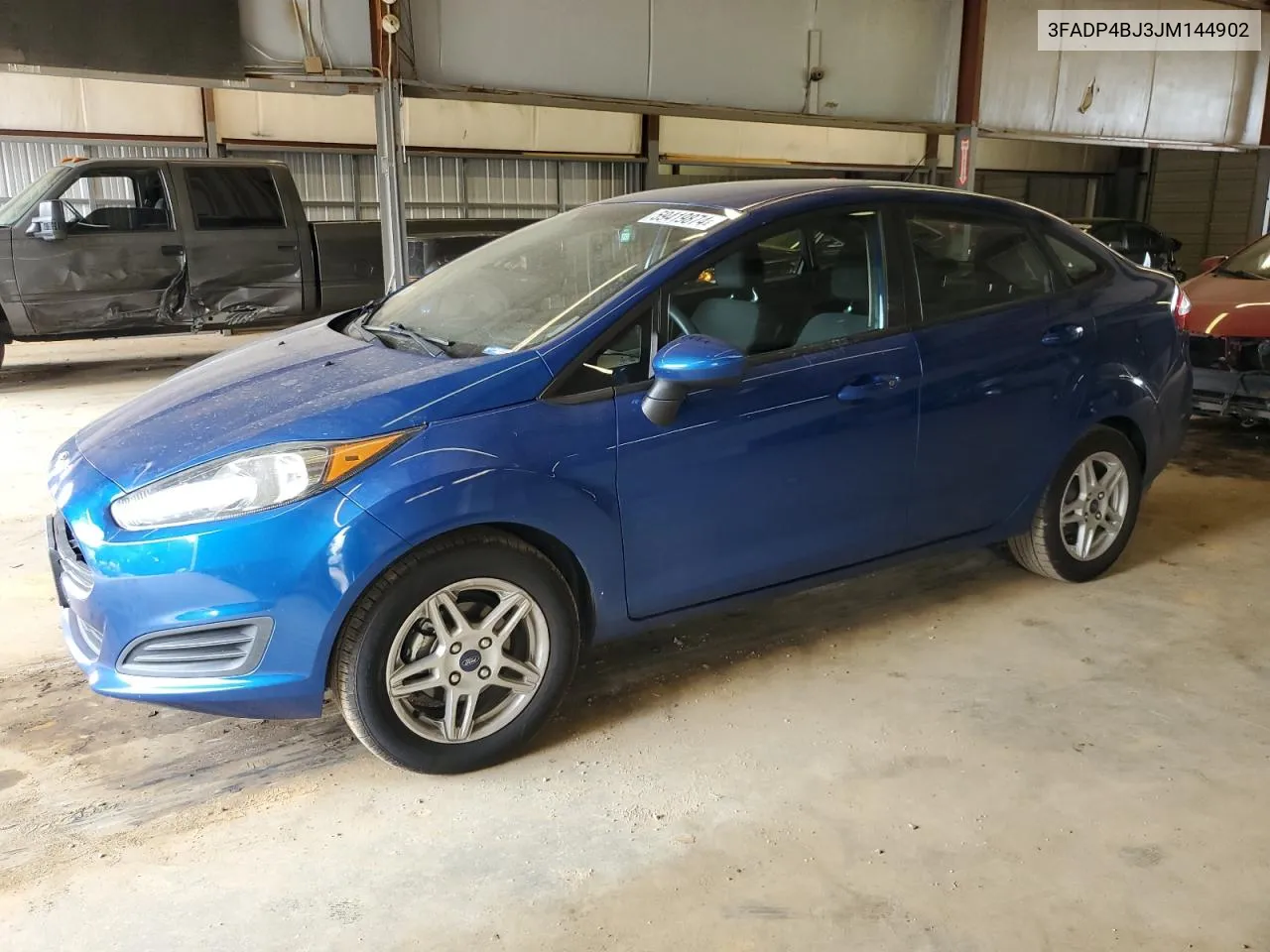 2018 Ford Fiesta Se VIN: 3FADP4BJ3JM144902 Lot: 59419874