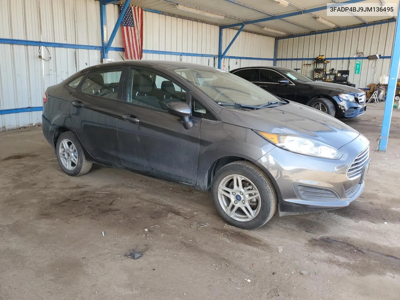 2018 Ford Fiesta Se VIN: 3FADP4BJ9JM136495 Lot: 59431944