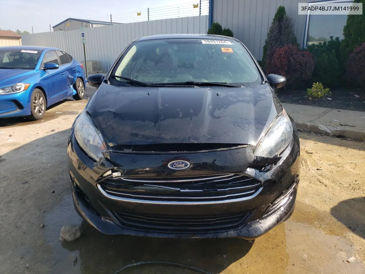 2018 Ford Fiesta Se VIN: 3FADP4BJ7JM141999 Lot: 59491204