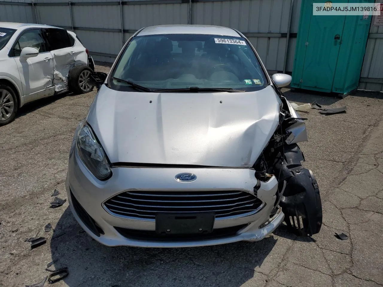 2018 Ford Fiesta S VIN: 3FADP4AJ5JM139816 Lot: 59613364