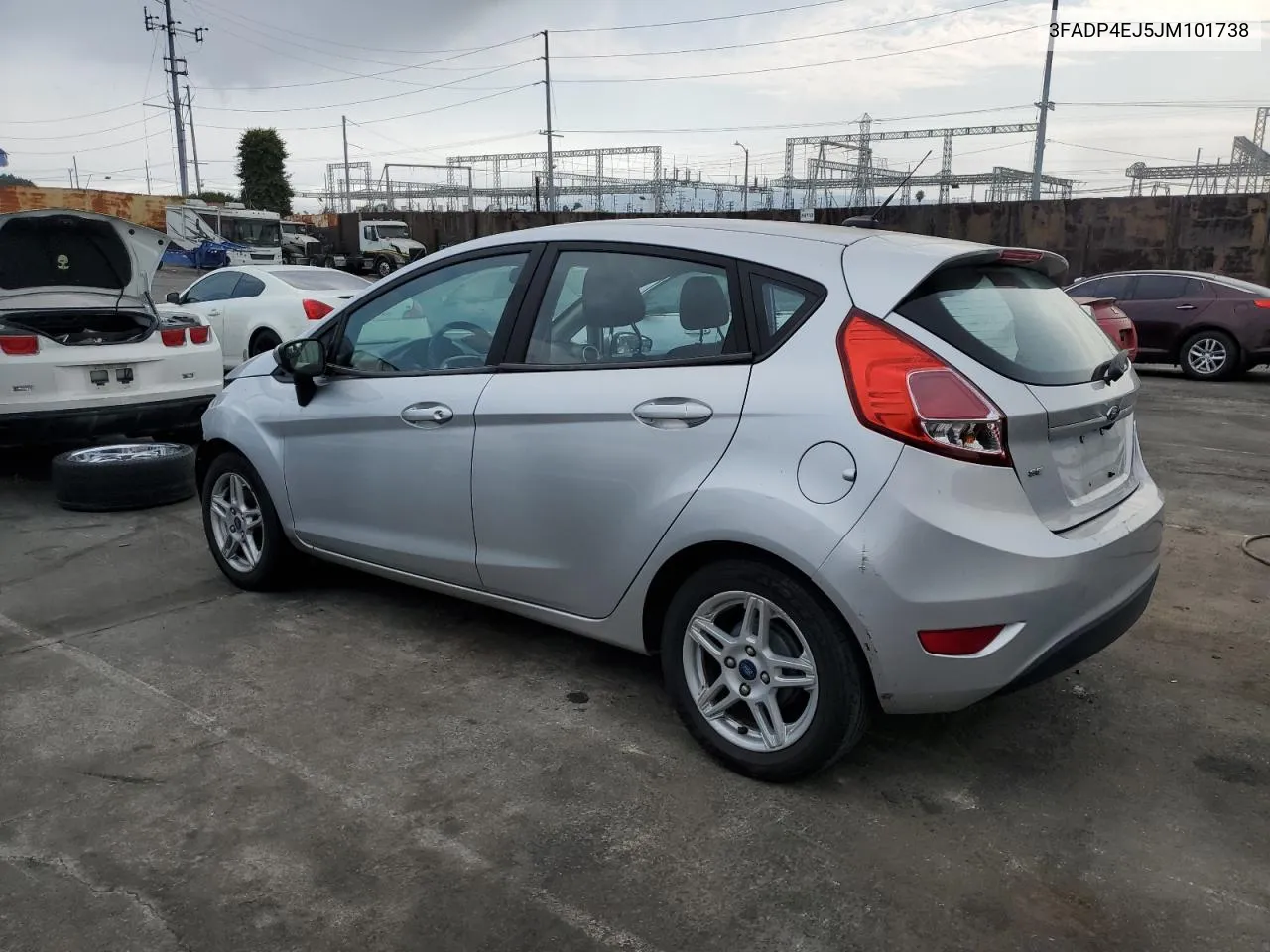 2018 Ford Fiesta Se VIN: 3FADP4EJ5JM101738 Lot: 59936184