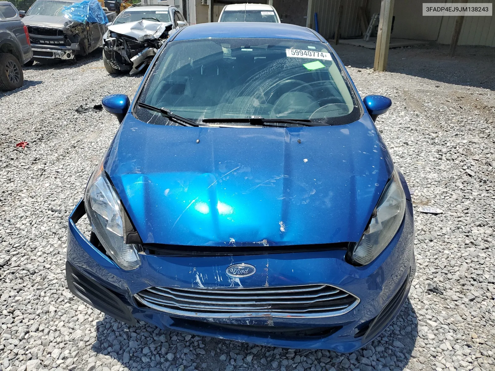 2018 Ford Fiesta Se VIN: 3FADP4EJ9JM138243 Lot: 59940774