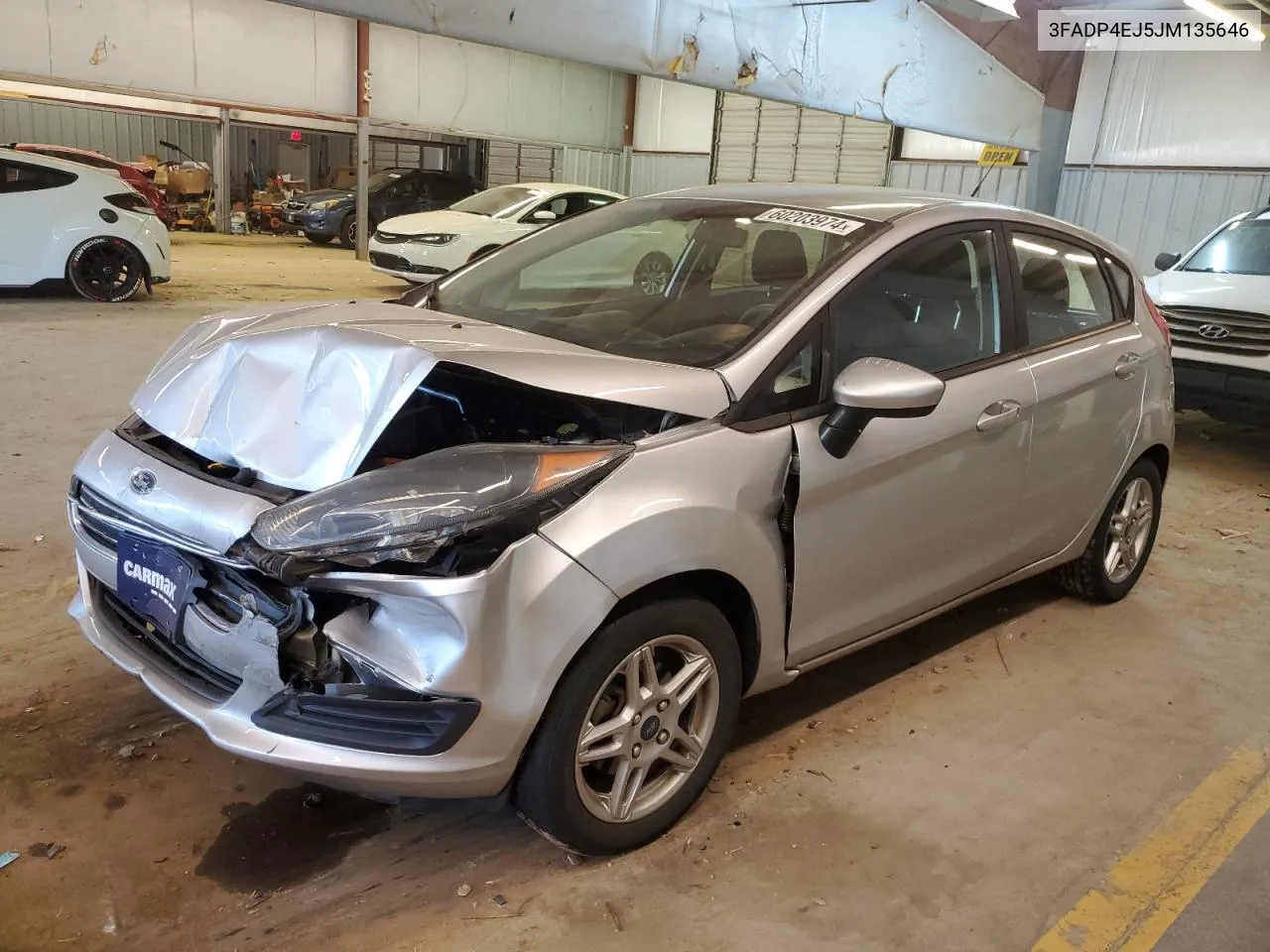 2018 Ford Fiesta Se VIN: 3FADP4EJ5JM135646 Lot: 60203974