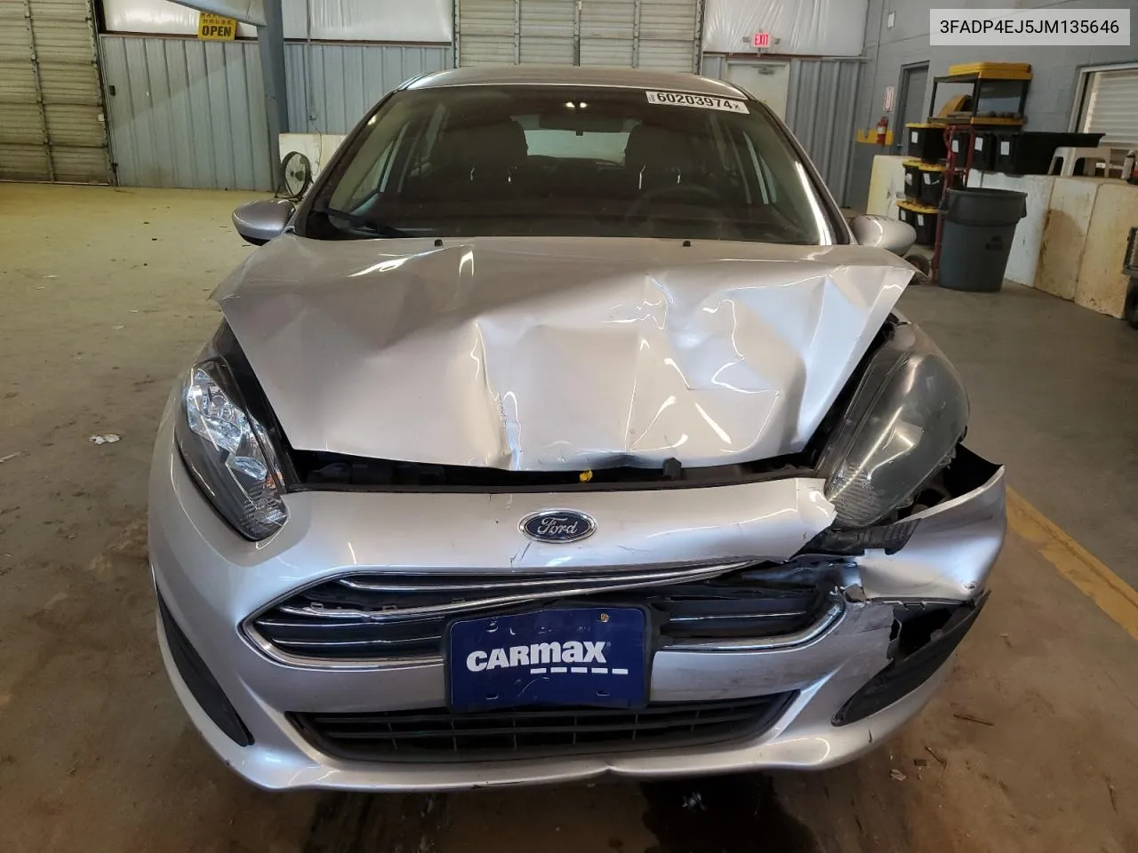 2018 Ford Fiesta Se VIN: 3FADP4EJ5JM135646 Lot: 60203974