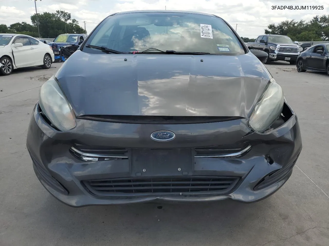 2018 Ford Fiesta Se VIN: 3FADP4BJ0JM119925 Lot: 61071274