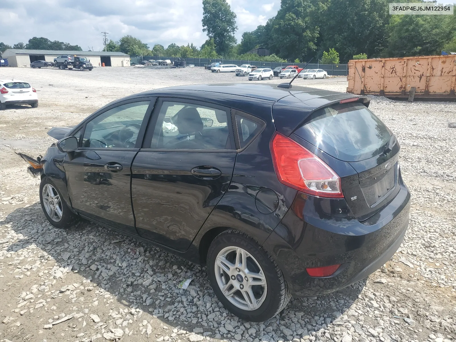 2018 Ford Fiesta Se VIN: 3FADP4EJ6JM122954 Lot: 61259384