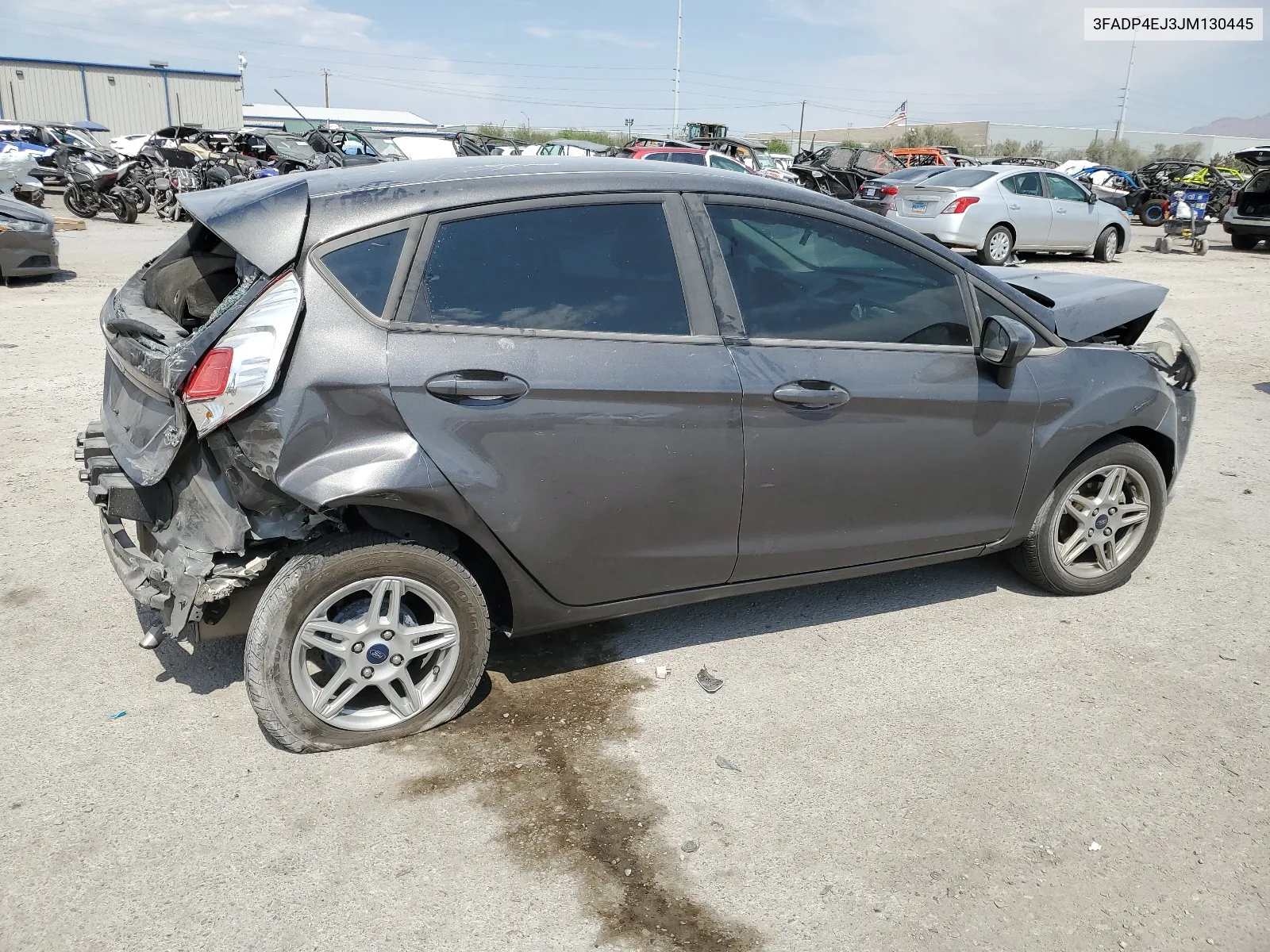 2018 Ford Fiesta Se VIN: 3FADP4EJ3JM130445 Lot: 62899374