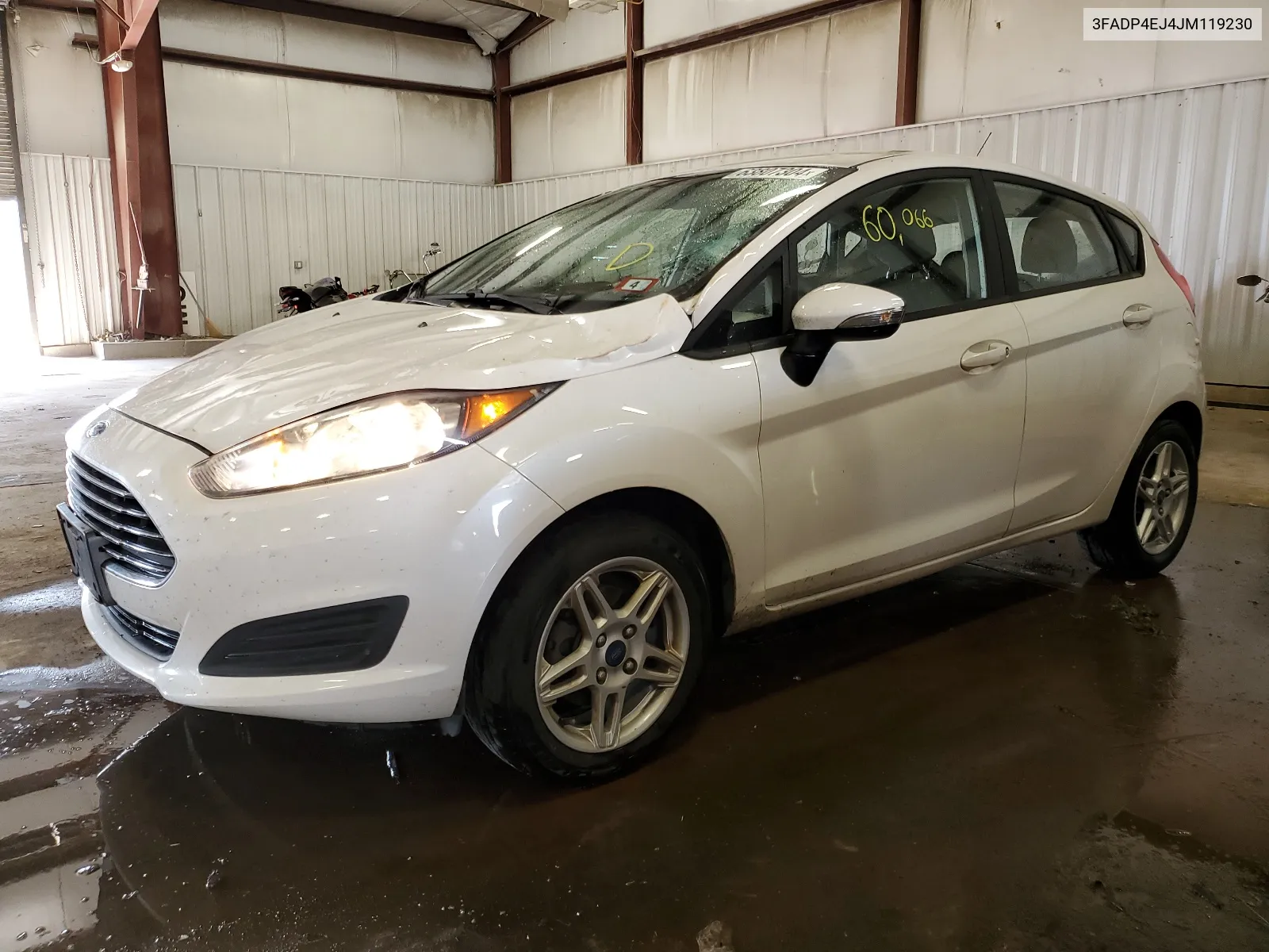 2018 Ford Fiesta Se VIN: 3FADP4EJ4JM119230 Lot: 63807304