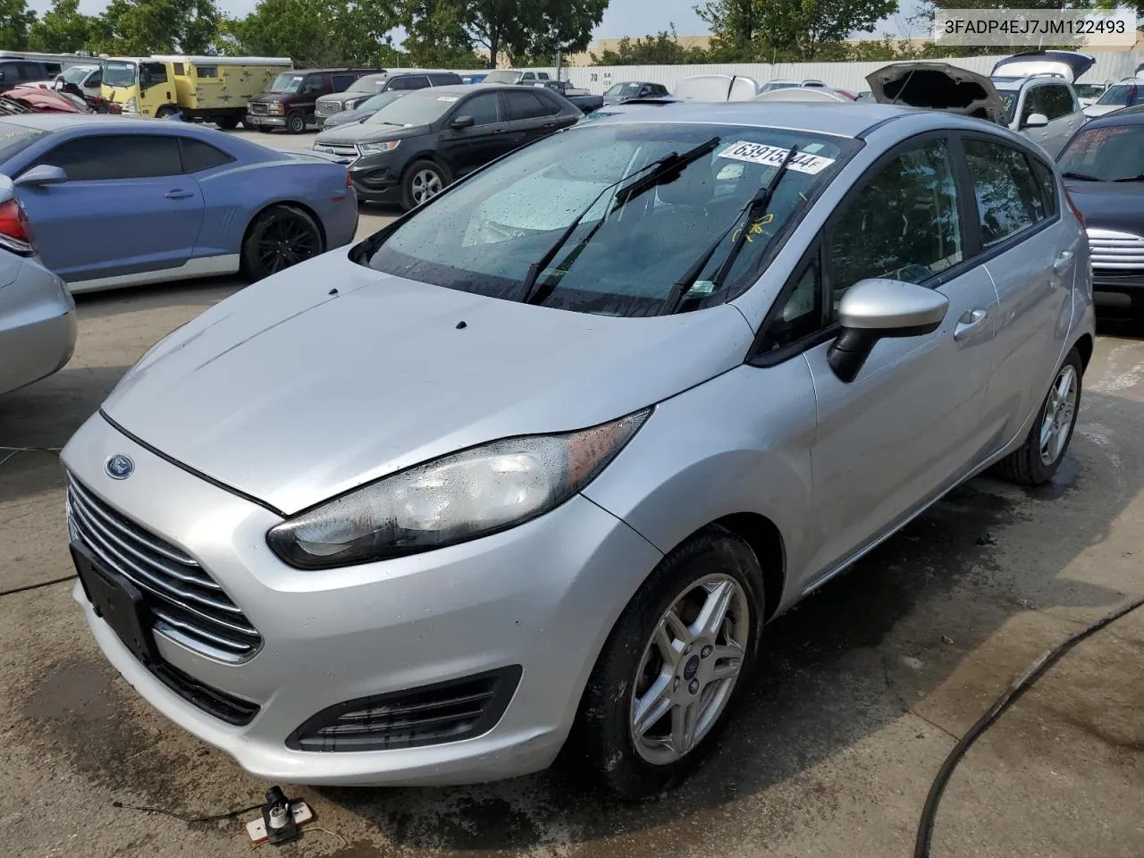 2018 Ford Fiesta Se VIN: 3FADP4EJ7JM122493 Lot: 63915344