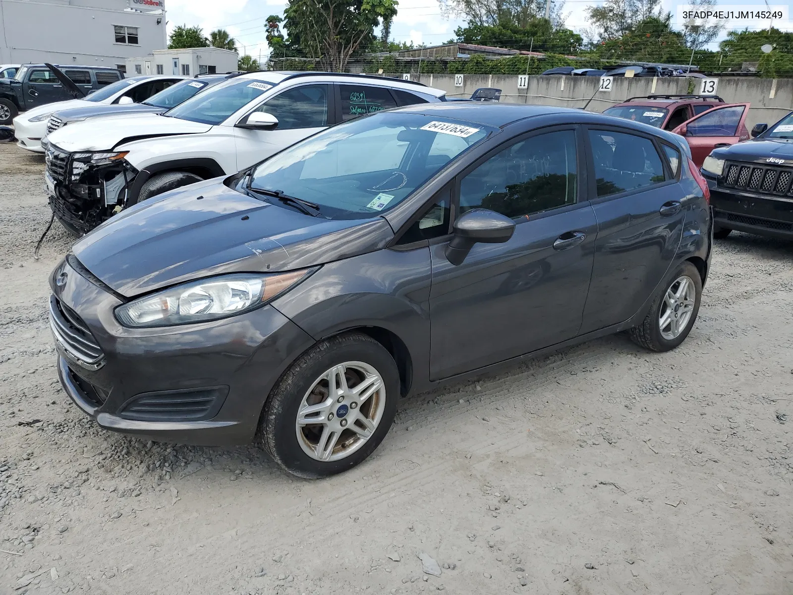 2018 Ford Fiesta Se VIN: 3FADP4EJ1JM145249 Lot: 64137634