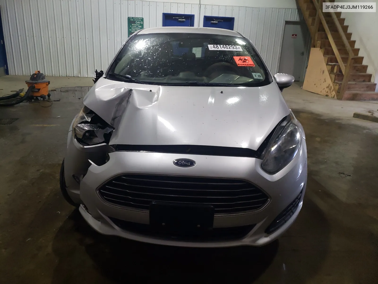 2018 Ford Fiesta Se VIN: 3FADP4EJ3JM119266 Lot: 64393214