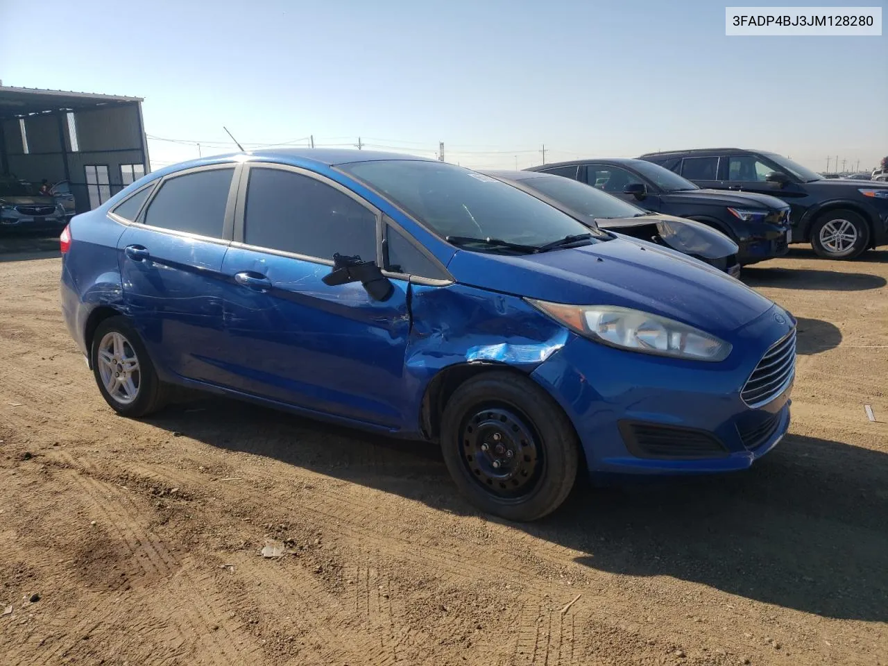 2018 Ford Fiesta Se VIN: 3FADP4BJ3JM128280 Lot: 65078324