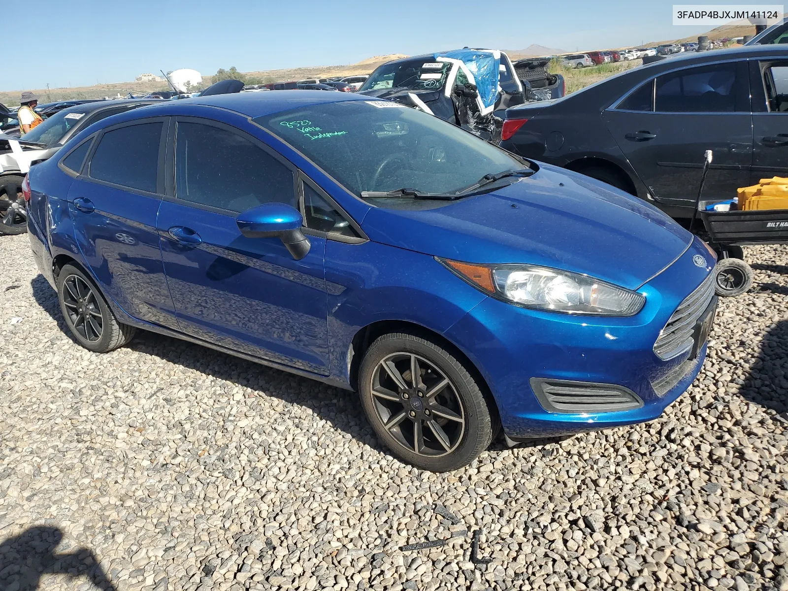 2018 Ford Fiesta Se VIN: 3FADP4BJXJM141124 Lot: 65918754