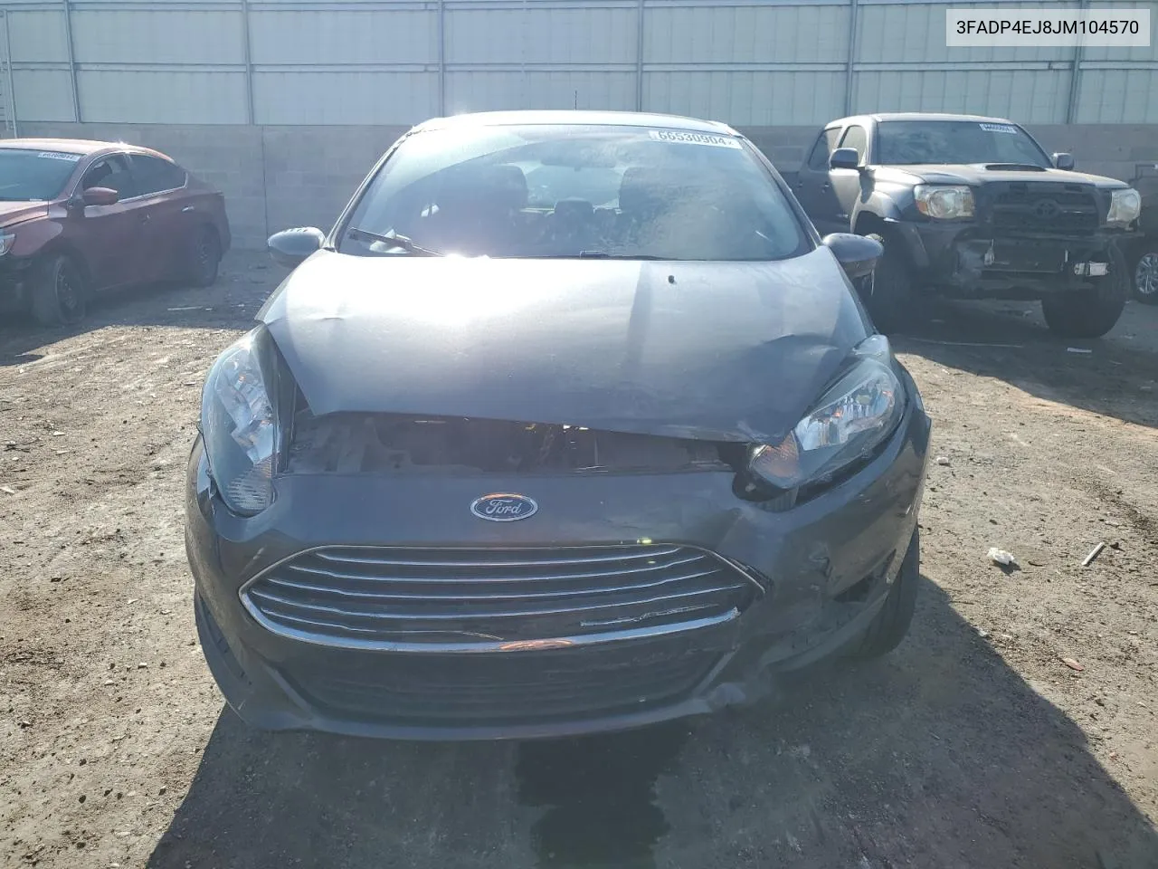 2018 Ford Fiesta Se VIN: 3FADP4EJ8JM104570 Lot: 66530904