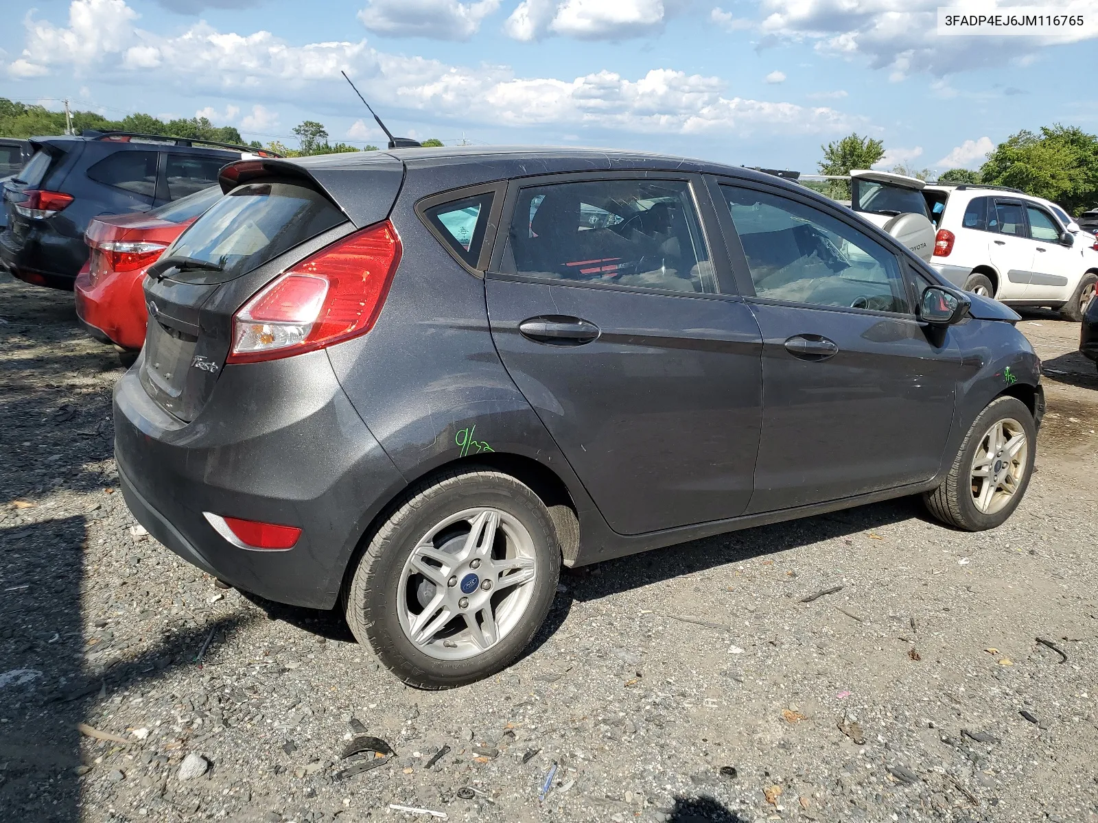 2018 Ford Fiesta Se VIN: 3FADP4EJ6JM116765 Lot: 66836804