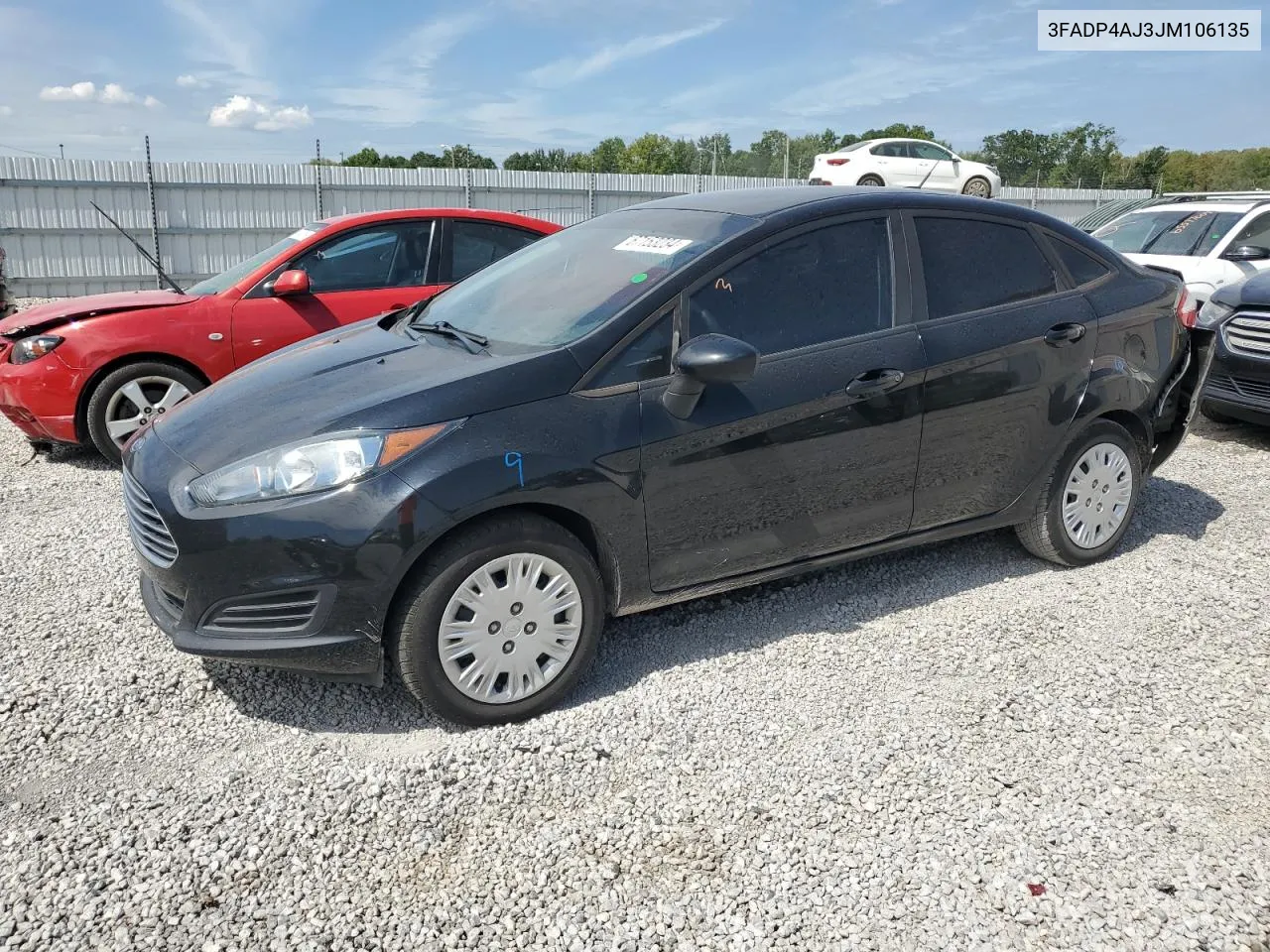 2018 Ford Fiesta S VIN: 3FADP4AJ3JM106135 Lot: 67153234