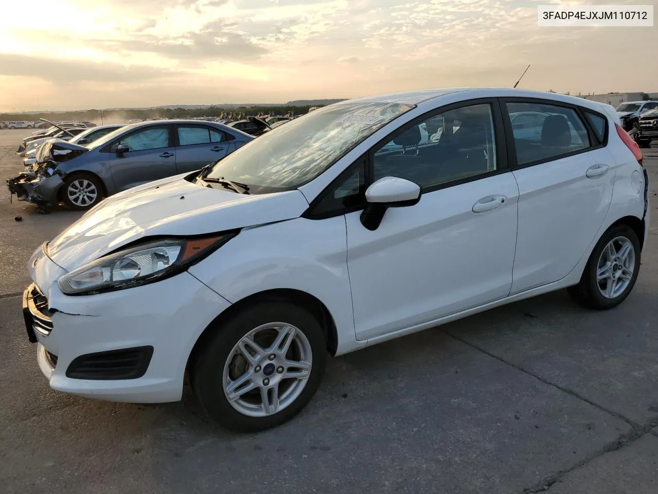 2018 Ford Fiesta Se VIN: 3FADP4EJXJM110712 Lot: 68529374