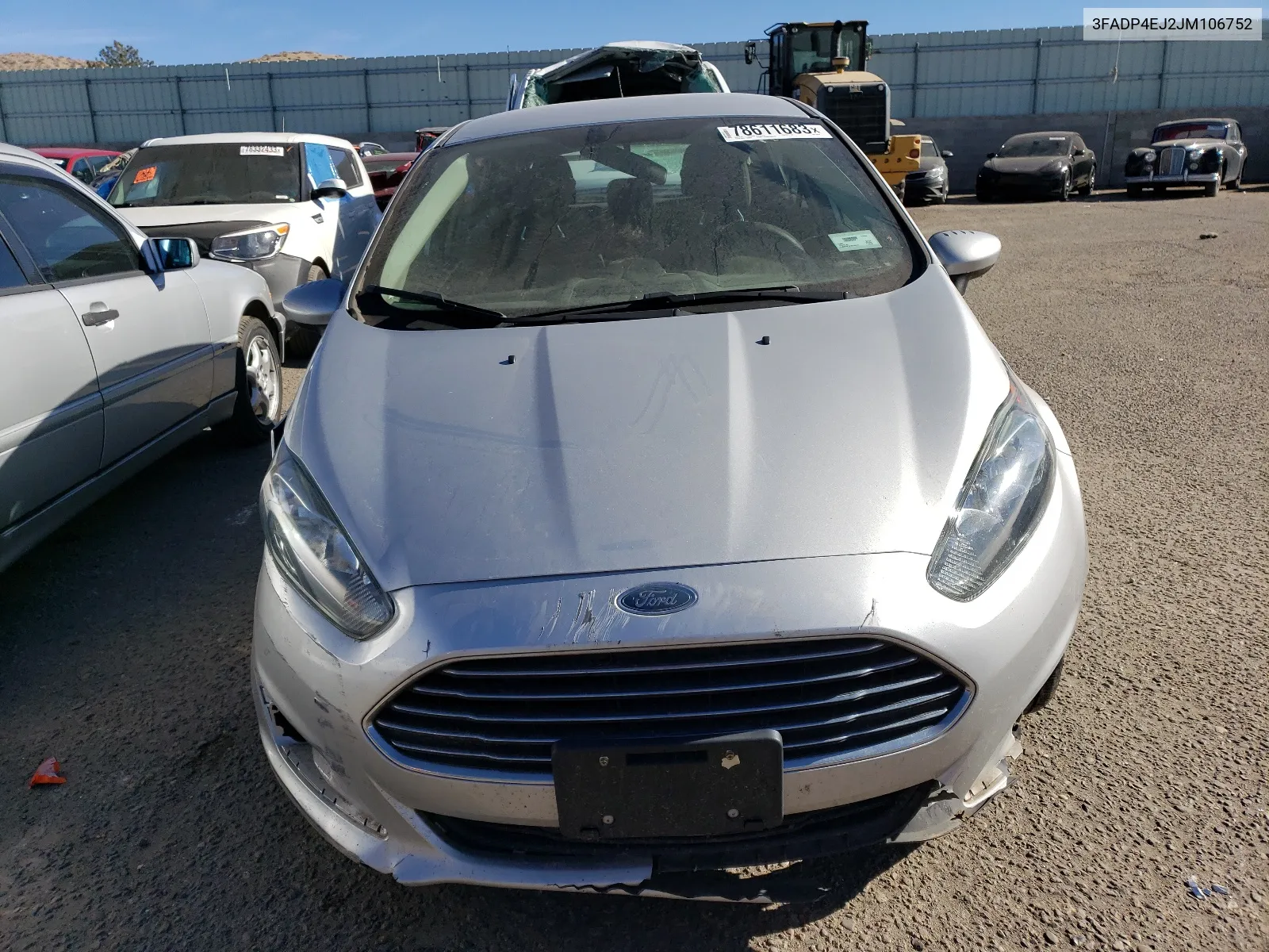 2018 Ford Fiesta Se VIN: 3FADP4EJ2JM106752 Lot: 68971124