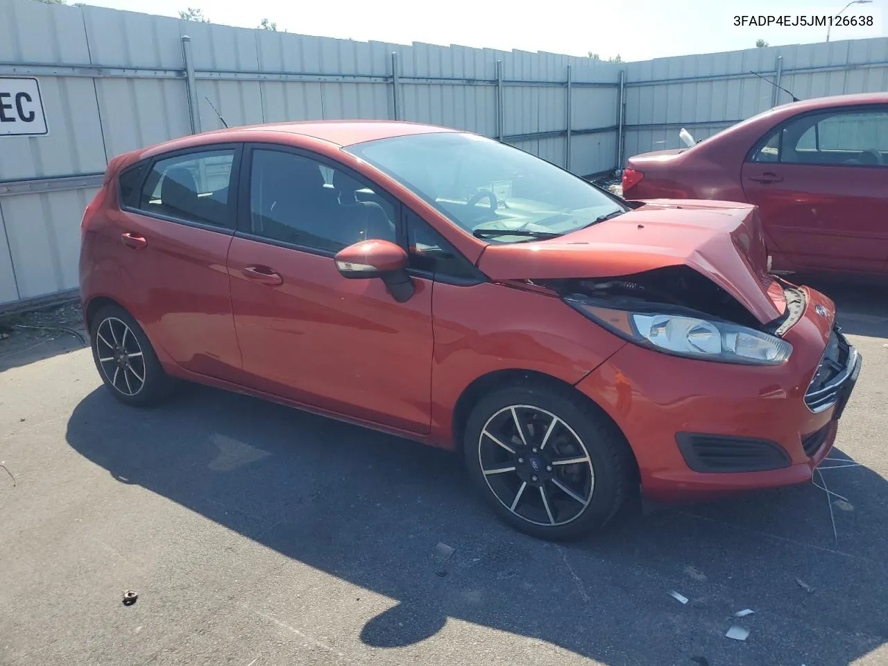 2018 Ford Fiesta Se VIN: 3FADP4EJ5JM126638 Lot: 69068854